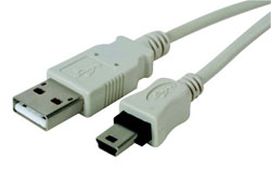 Cable Mini USB 2.0 type A 5 pins 2m