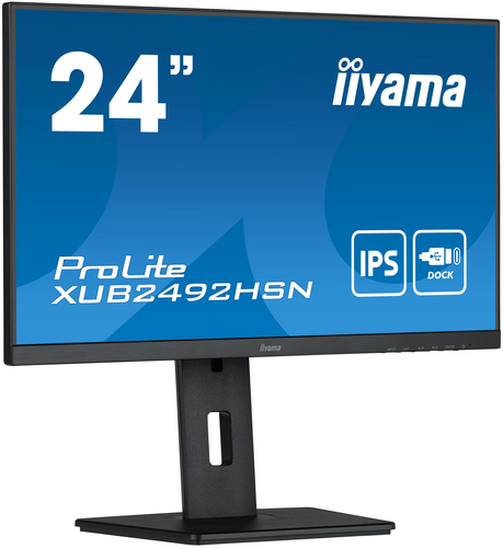 24 p IiYama XUB2492HSN-B5 LED FHD 5M:1 HDMI DP USB-C 4ms IPS Pivot